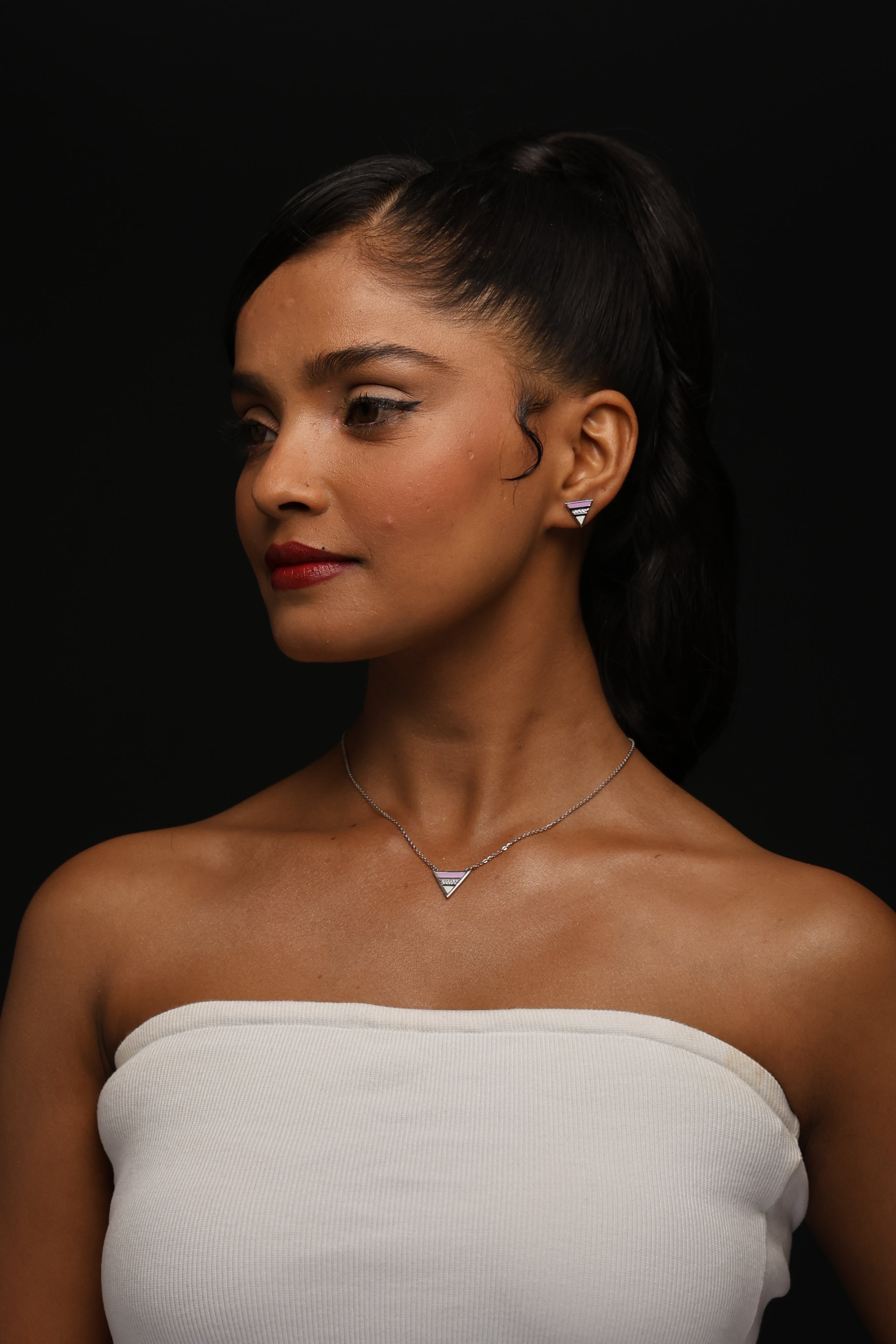 Bora Pyramid Pendant