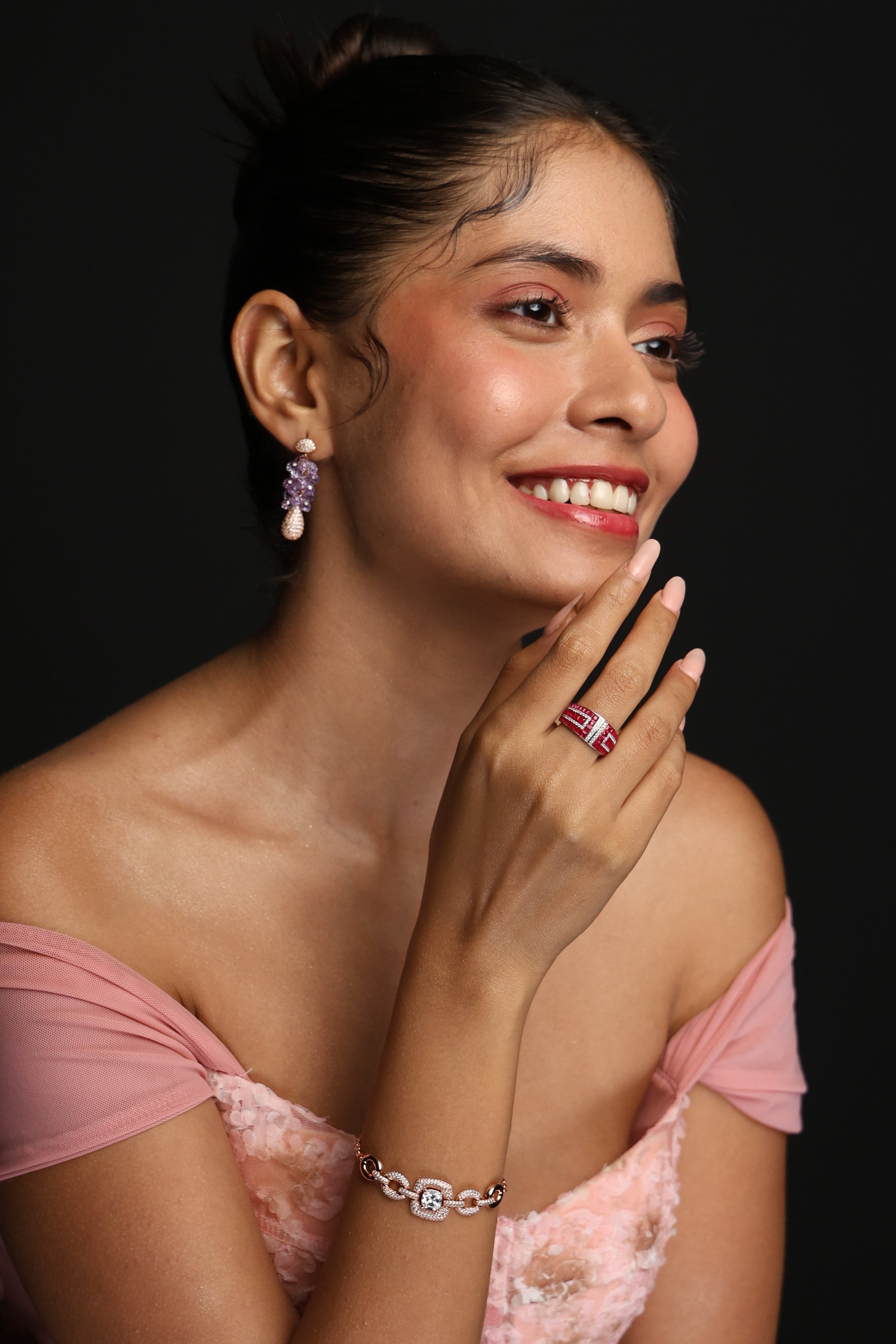 Sqaure Bling Bracelet