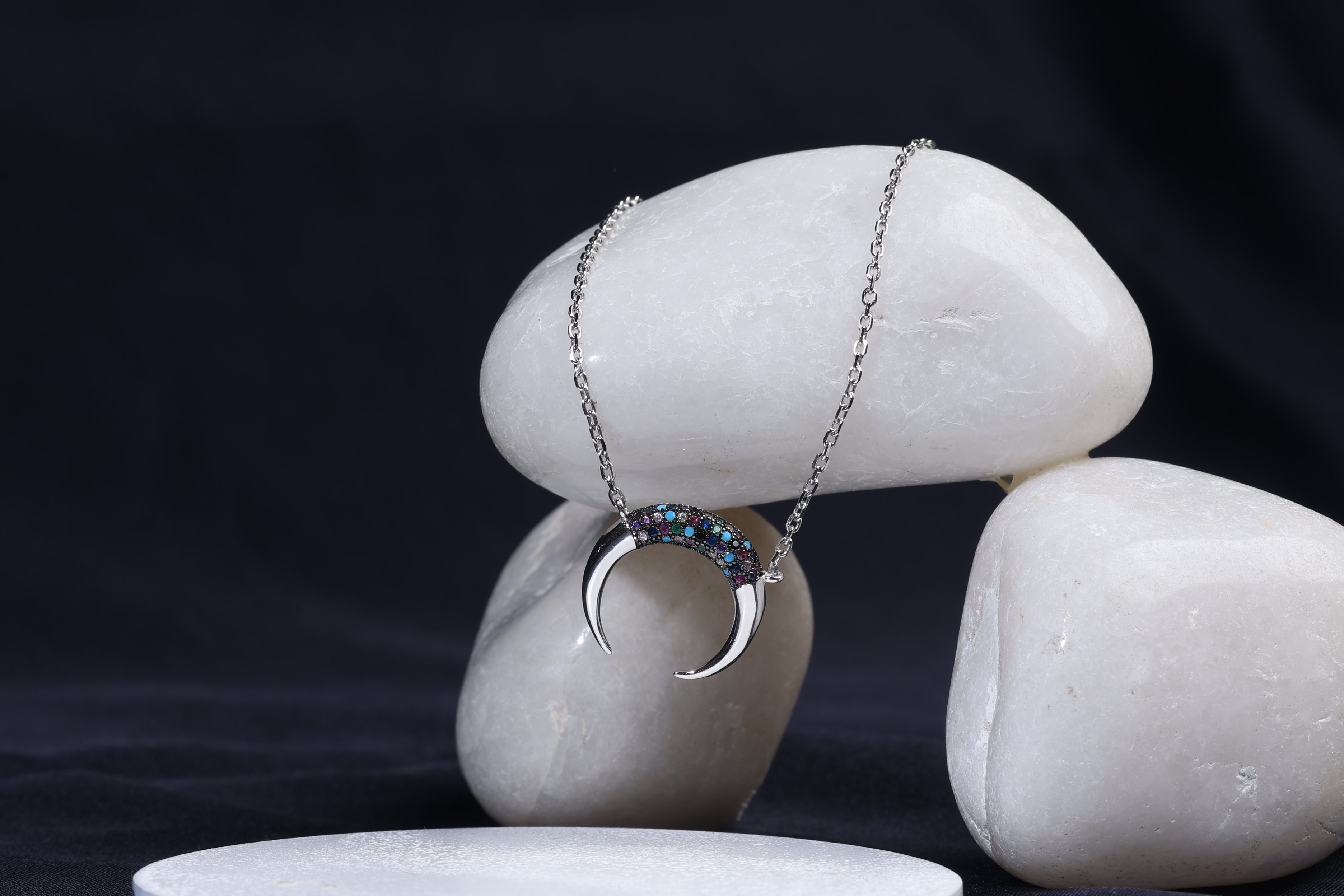 Midnight Crescent Moon