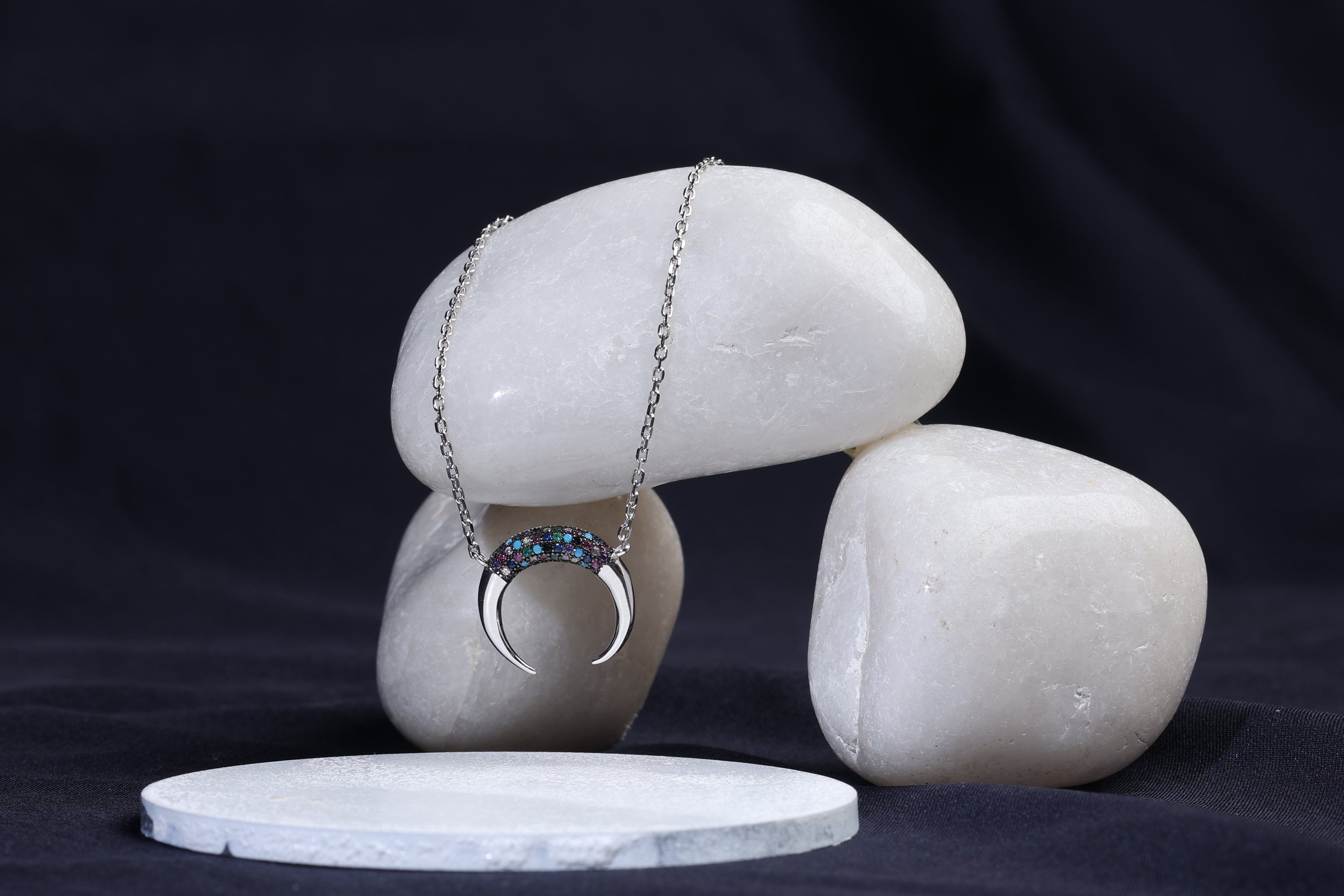 Midnight Crescent Moon