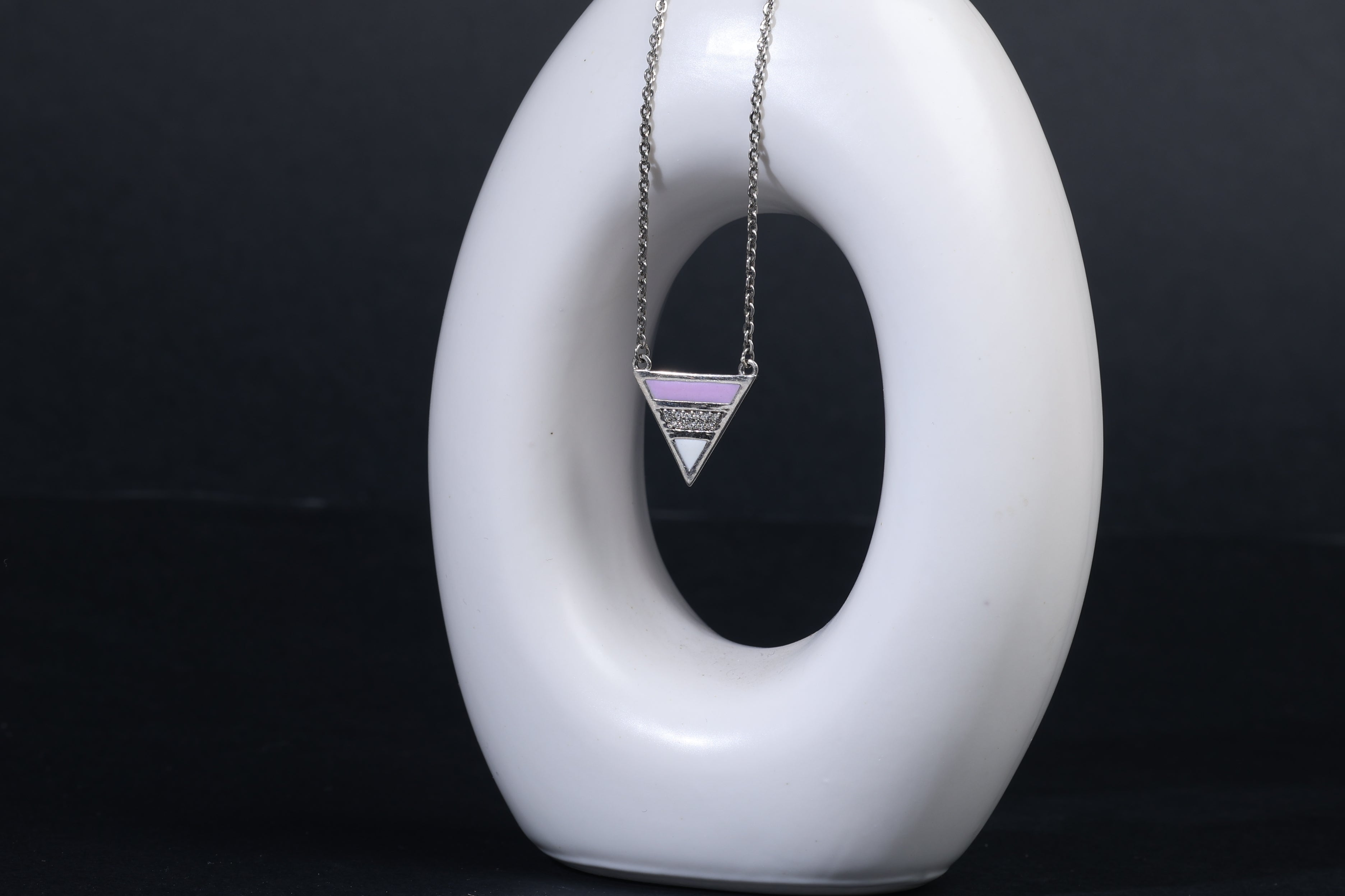 Bora Pyramid Pendant