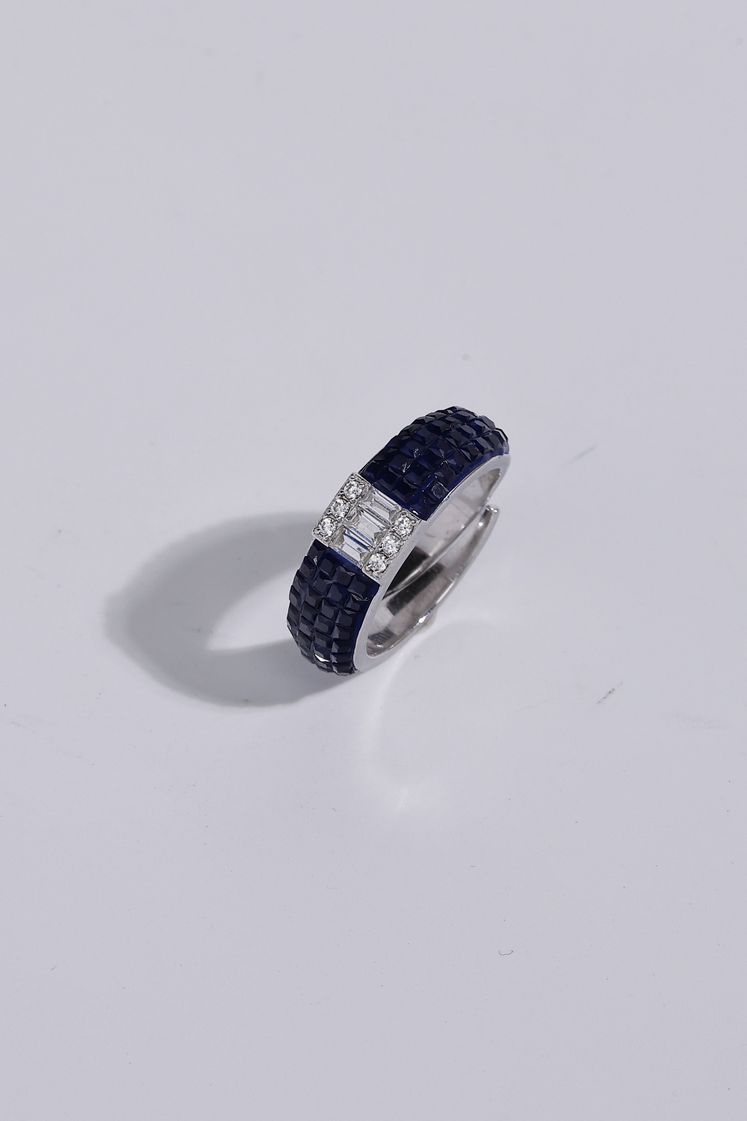 Blue Sapphire Whispher Ring