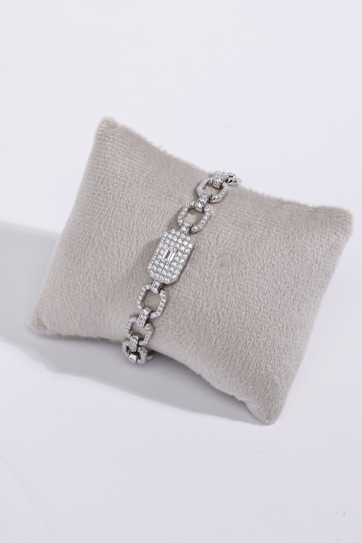 Chic Square Chic Square Bracelet – Plata Nova