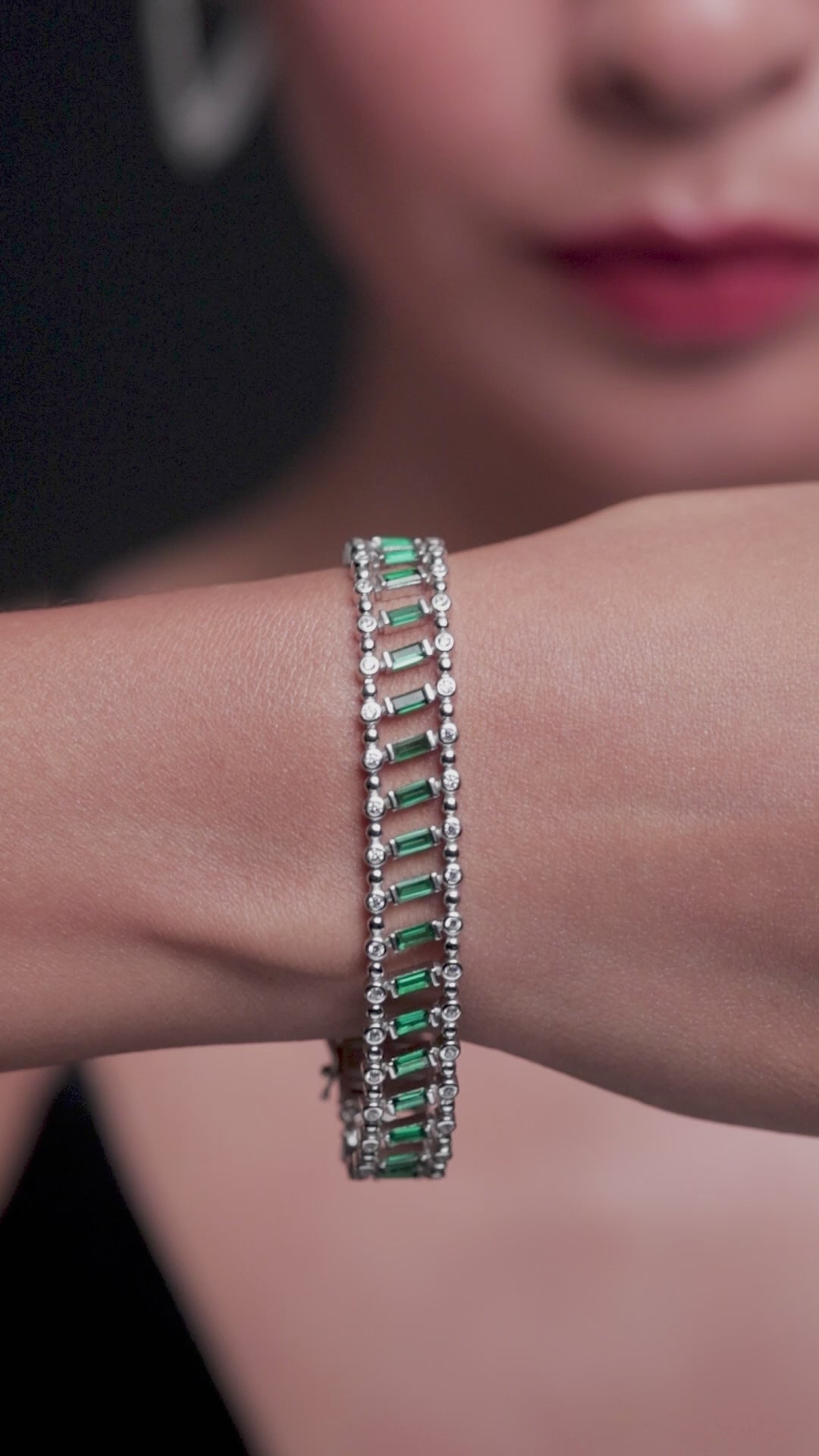 Green Diamond Stripe