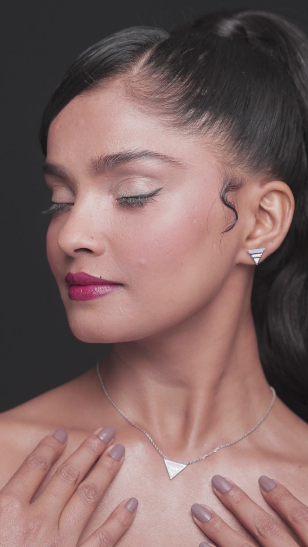 Bora Pyramid Pendant