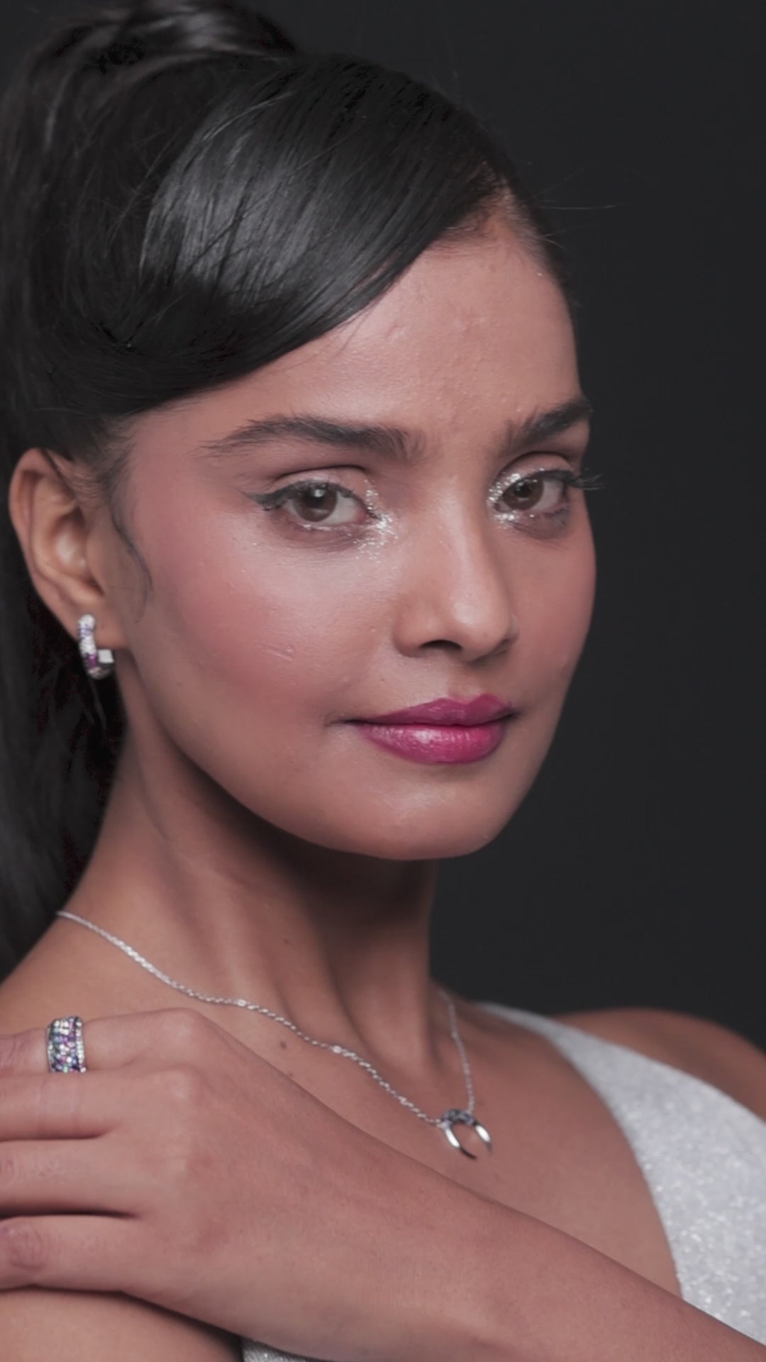 Midnight Crescent Moon